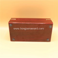 Red wooden jewelry box